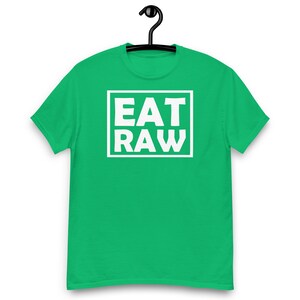 Eat Raw t shirt, Vegan, Healthy Eating classic tee