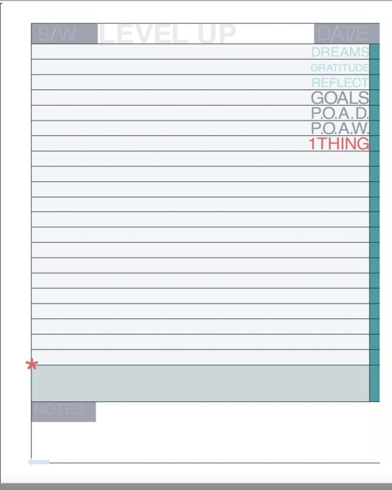 The Level up Digital Planner and Journal Etsy