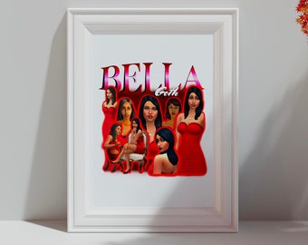 Bella Goth Print Die Sims 4 Merch Digital Download Geschenk für Gamer Geschenk für Sims Gamer Die Sims 4 Liebhaber