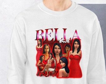 Bella Goth Unisex Sweatshirt, Größen S bis 5XL, Sims 4 Merch