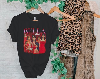 Bella Goth Vintage T-Shirt 90er Jahre Übergroßes Grafik-T-Shirt Sims 4 Merch Gamer-Shirt Gaming-Liebhaber-T-Shirt für Gamer Geschenk für Streamer T-Shirt Geschenk