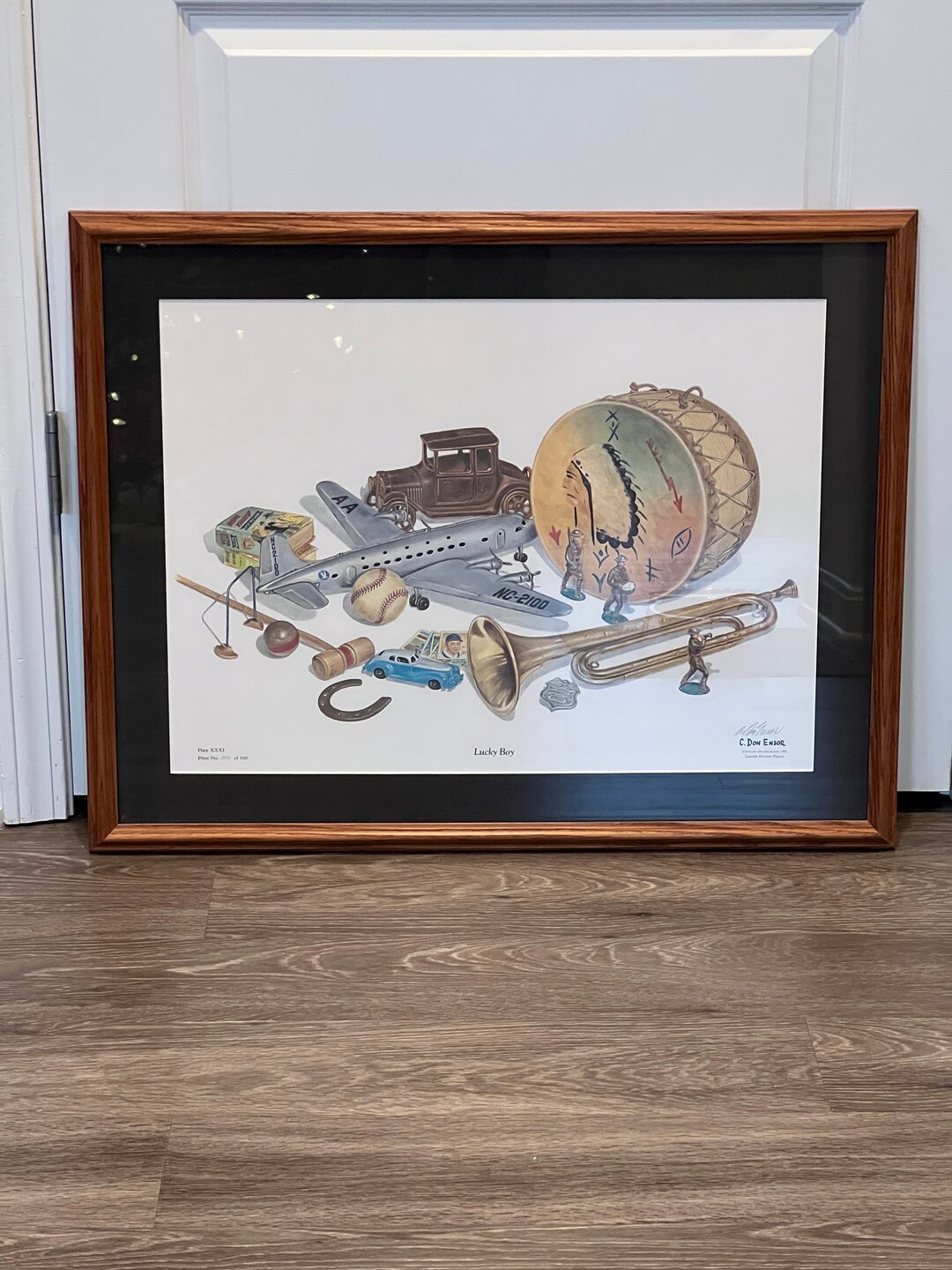 C. Don Ensor 1982 Limited Edition Lucky Boy Etsy