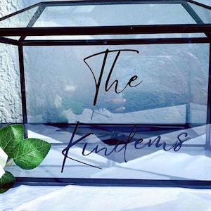 Personalized Wedding Card Box – Elegant Keepsake for Your Special Day
