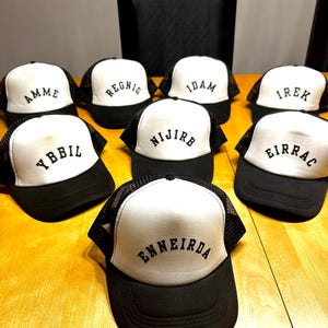 Personalized Trucker Hat: Custom Baseball Cap, Bachelorette Party Hats