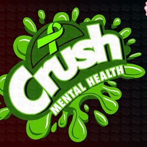 Crush geestelijke gezondheid, ziekte, depressie bewustzijn, groen lint, internationaal bewustzijn, solidariteit, SVG DXF PDF snijden bestand Cricut