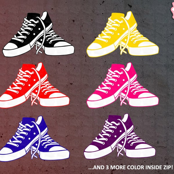 Chucks en parels, sneakers, schoenen bundel, all star, schoeisel, citaten, grappig, silhouet, svg, clipart, decal, dxf, png, pdf