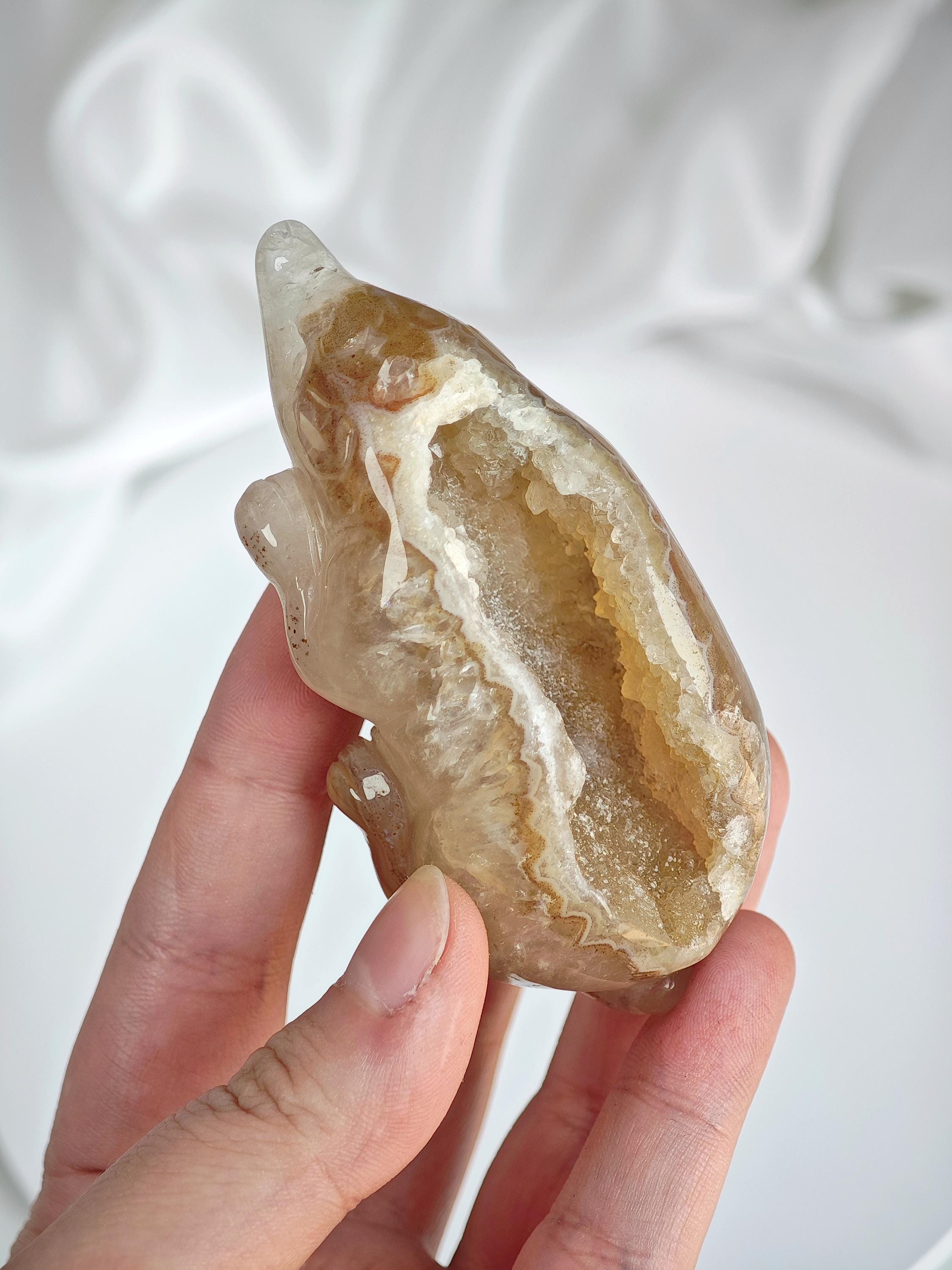 天然ムーカイトジャスパー 球体置物 木製台座付き