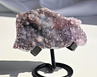 SUPER High Quality Zeolite Amethyst Flower - NATURAL Sparkly Zeolite Specimen from Brazil, Crystal Collection Statement Piece