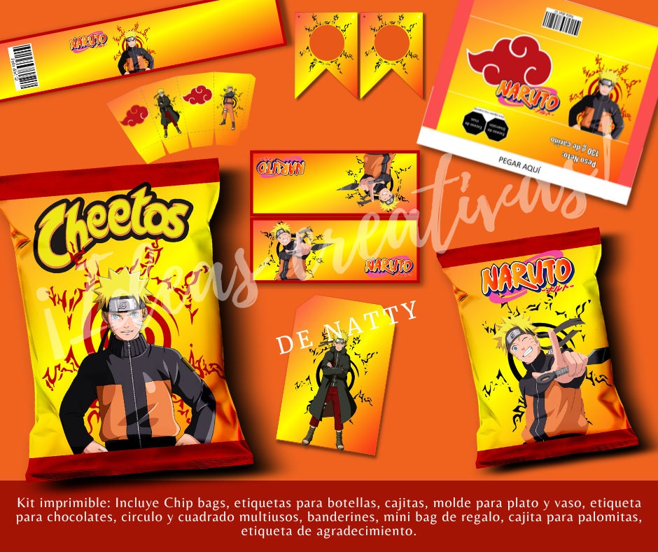 Naruto Printable Kit Etsy