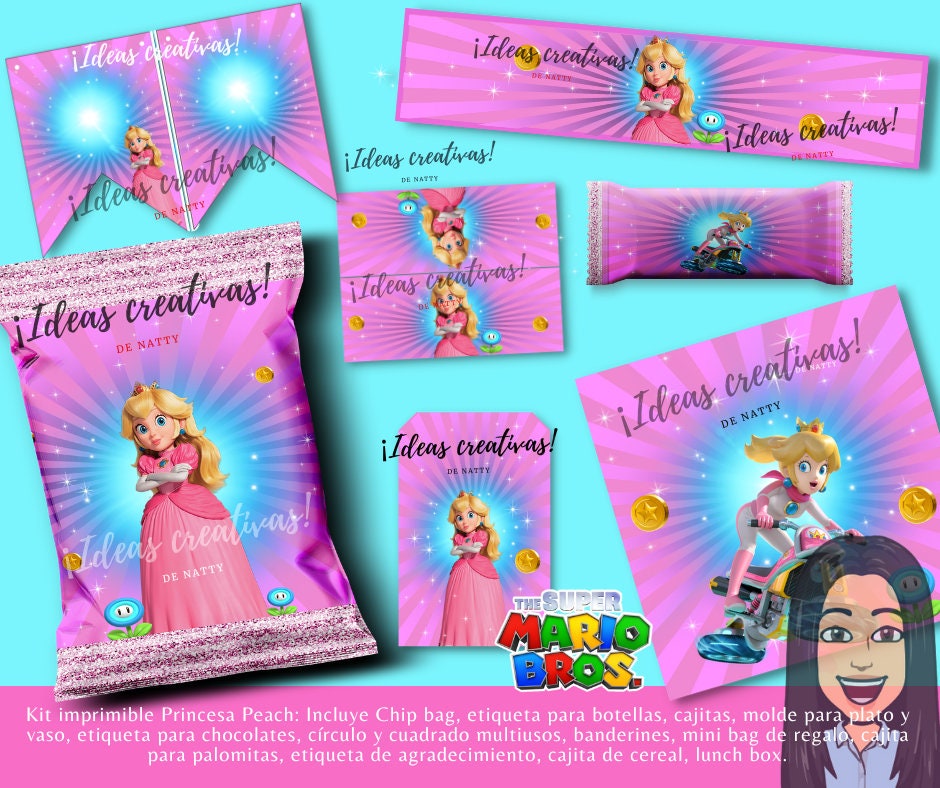 Princess Peach Printable - Etsy