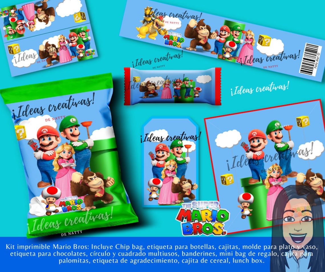 Super Mario Printable Etsy