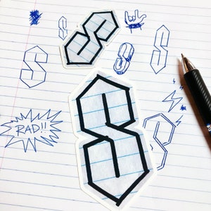 2 STICKER PACK – Cool S Small and Large Stickers – Pathfinder Goods PDX