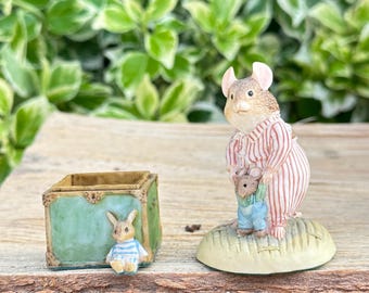 置物 Brambley Hedge Paperweight  Brambly Hedge Mouse Figurines by Jill Barklem - Border Fine Arts