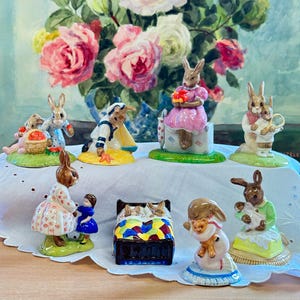 Royal Doulton Bunnykins figures collectables /Home Decor/ Gift Ideas/Bunnies