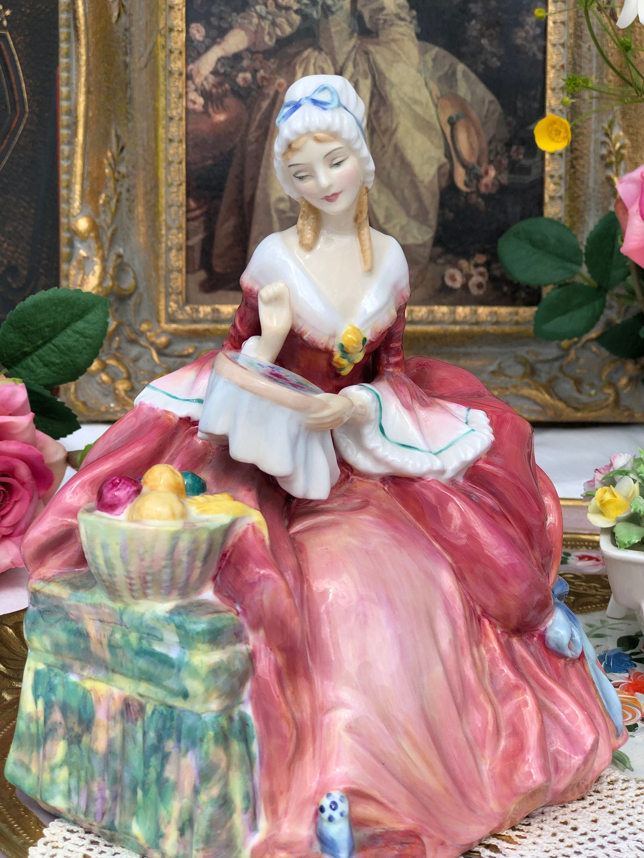 ◆のんのん◆ Vintage Royal Doulton Figurine “penelope“ HN 1901 Bone China
