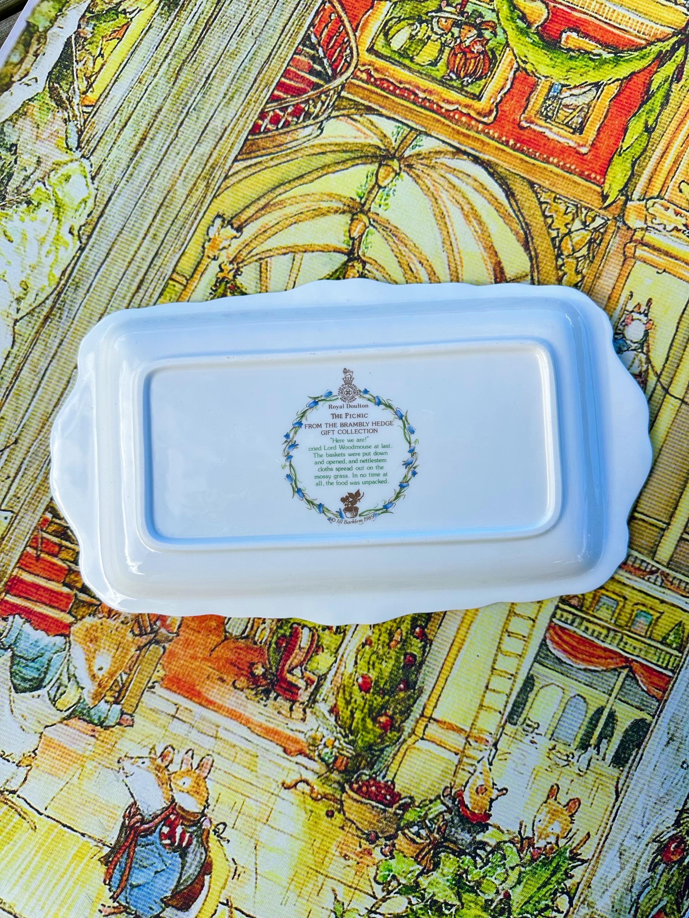 Royal Doulton Brambly Hedge Sandwich Tray Rare - Etsy