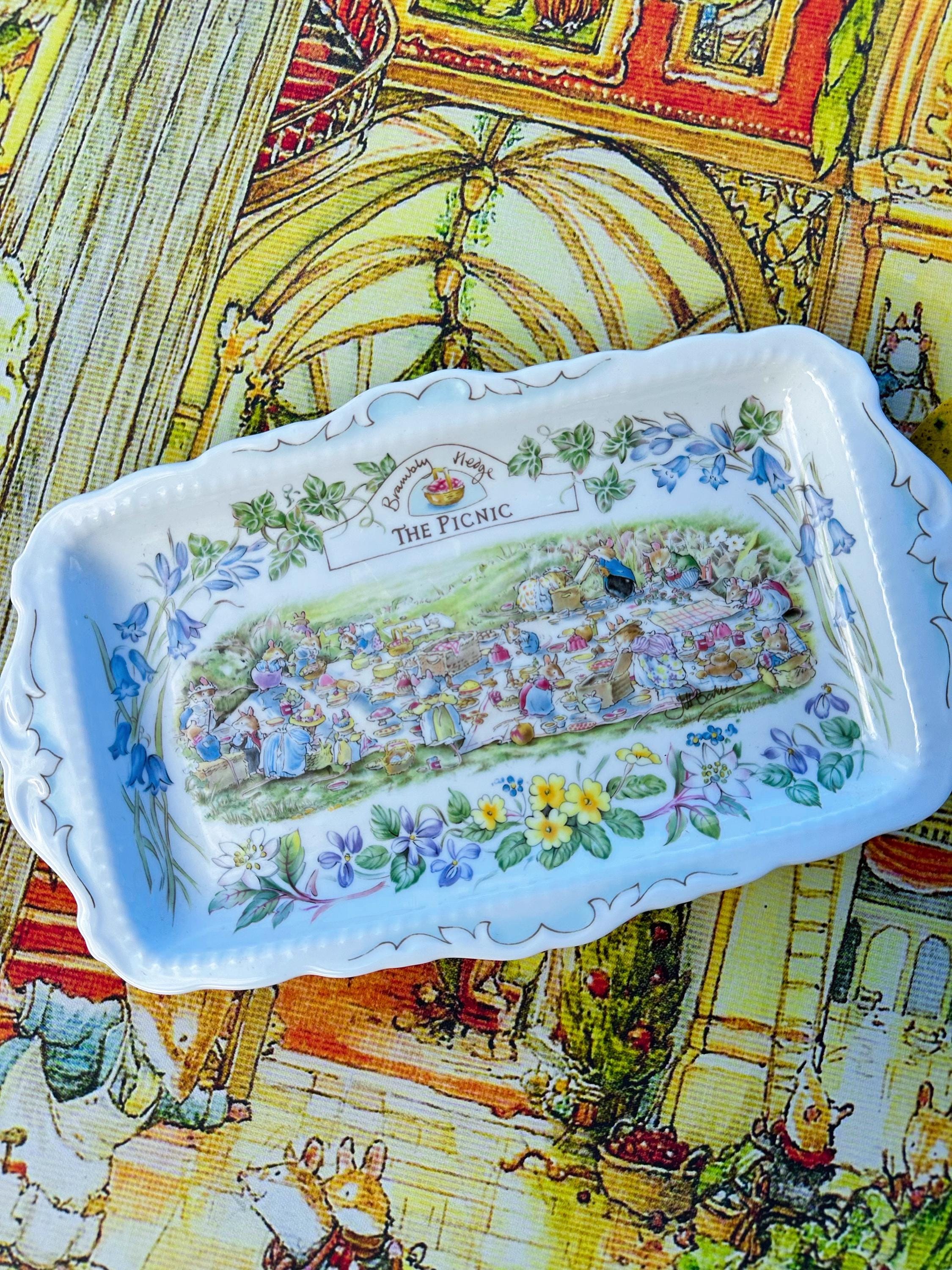 Royal Doulton Brambly Hedge Sandwich Tray Rare - Etsy