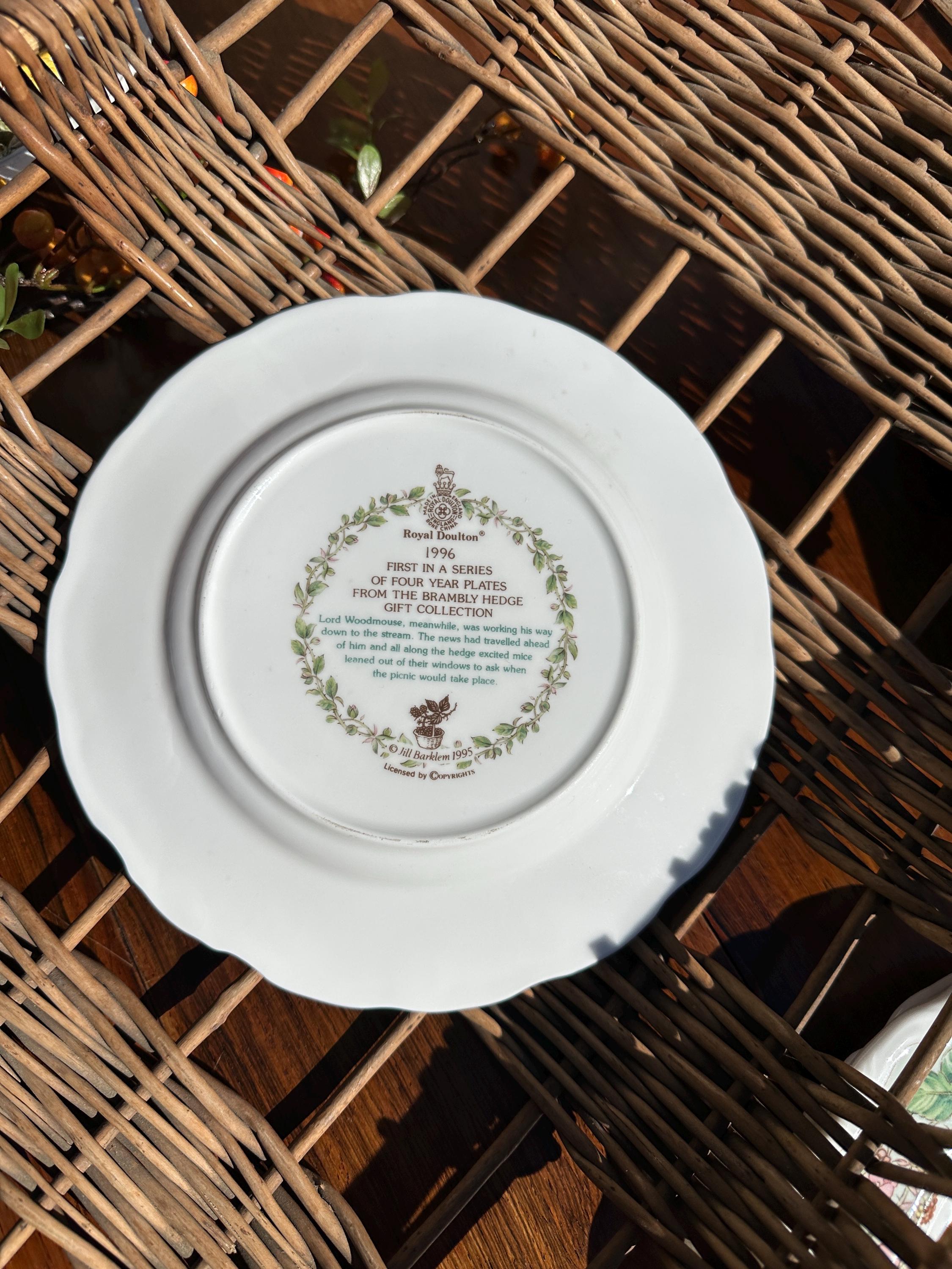 Royal Doulton Brambly Hedge 1996 皿 【公式通販】