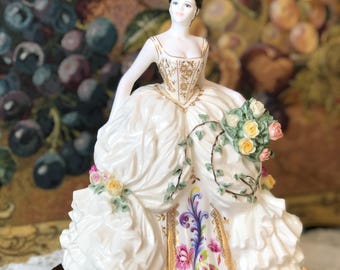 Coalport Ladies of Fashion Figurine , Debbie, 8H - Etsy Canada