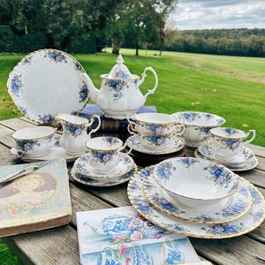 Royal Albert Moonlight Rose 1st Tea Service - Etsy