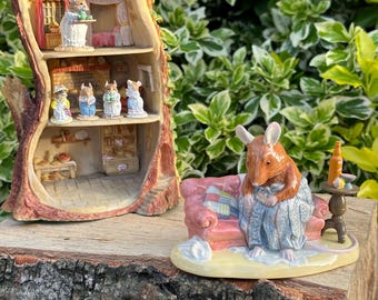 ブランブリーヘッジ★ケーキを食べるレディウッドマウス&プリムローズ★フィギュア ブランブリーヘッジ☆ケーキを食べるレディウッドマウス&プリム