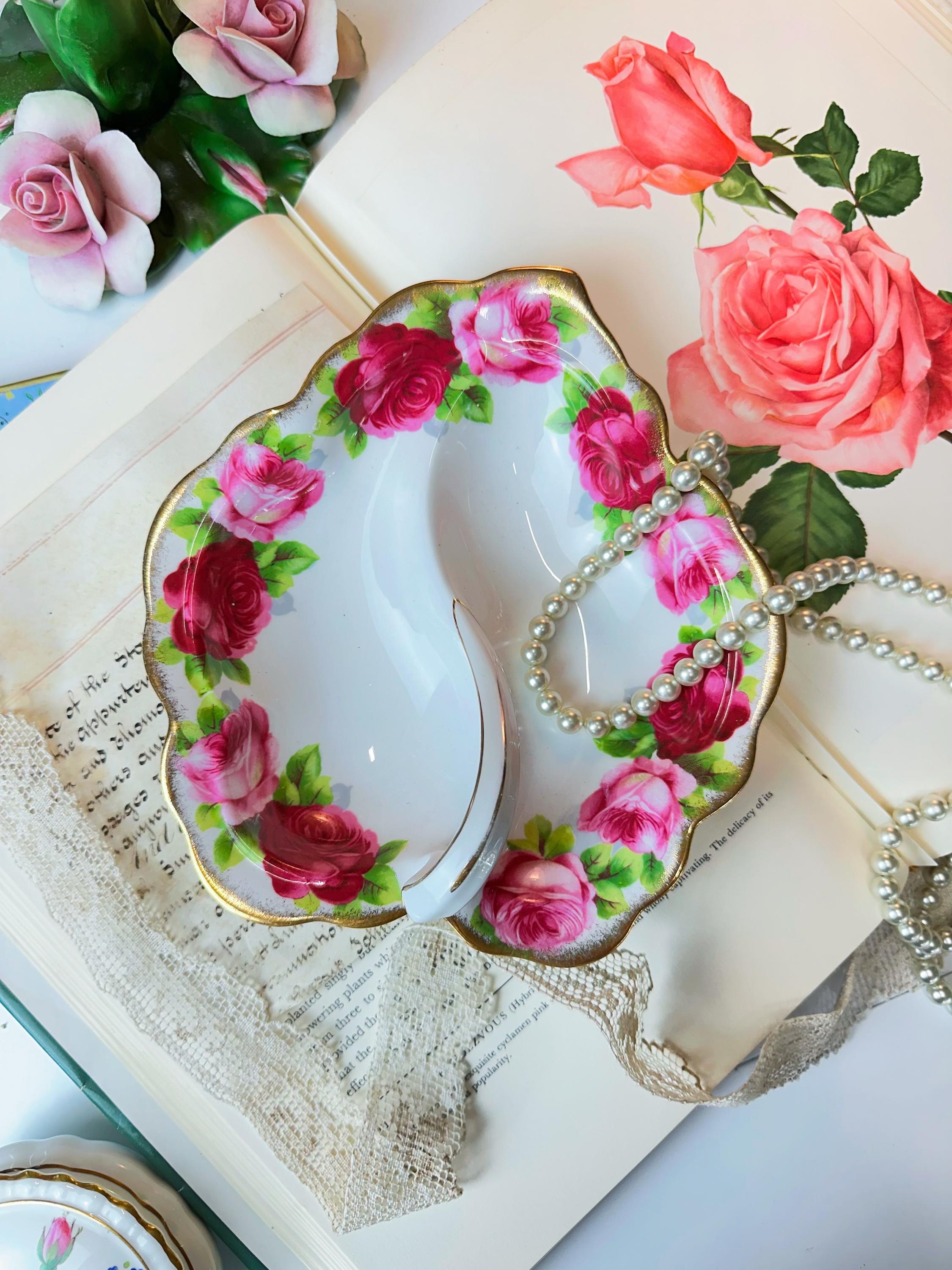 オールドイングリッシュローズ　ロイヤルアルバート ロイヤルアルバート オールドイングリッシュローズ デュオ カップ