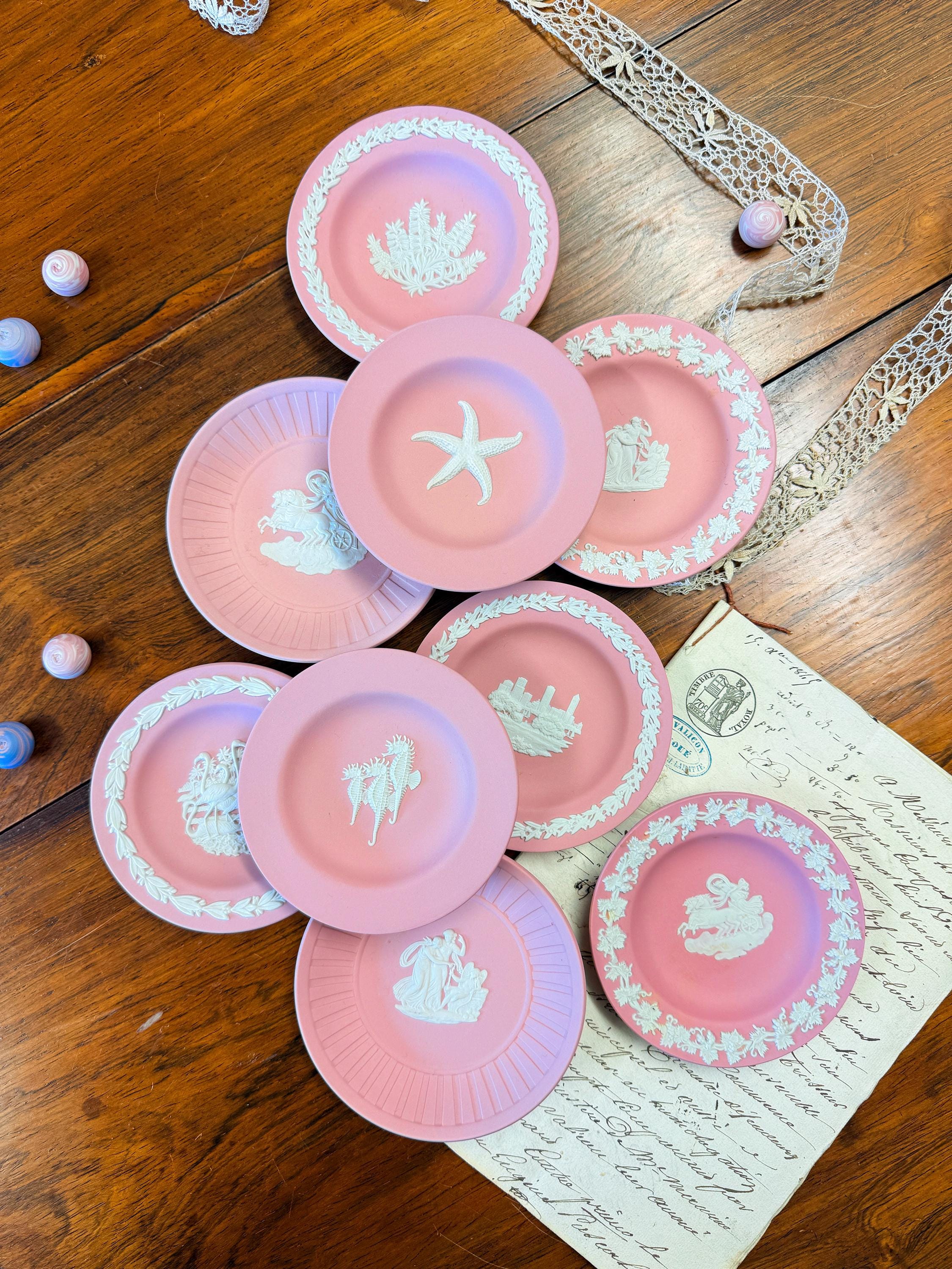 Wedgwood Pink Jasperware Plate - Etsy