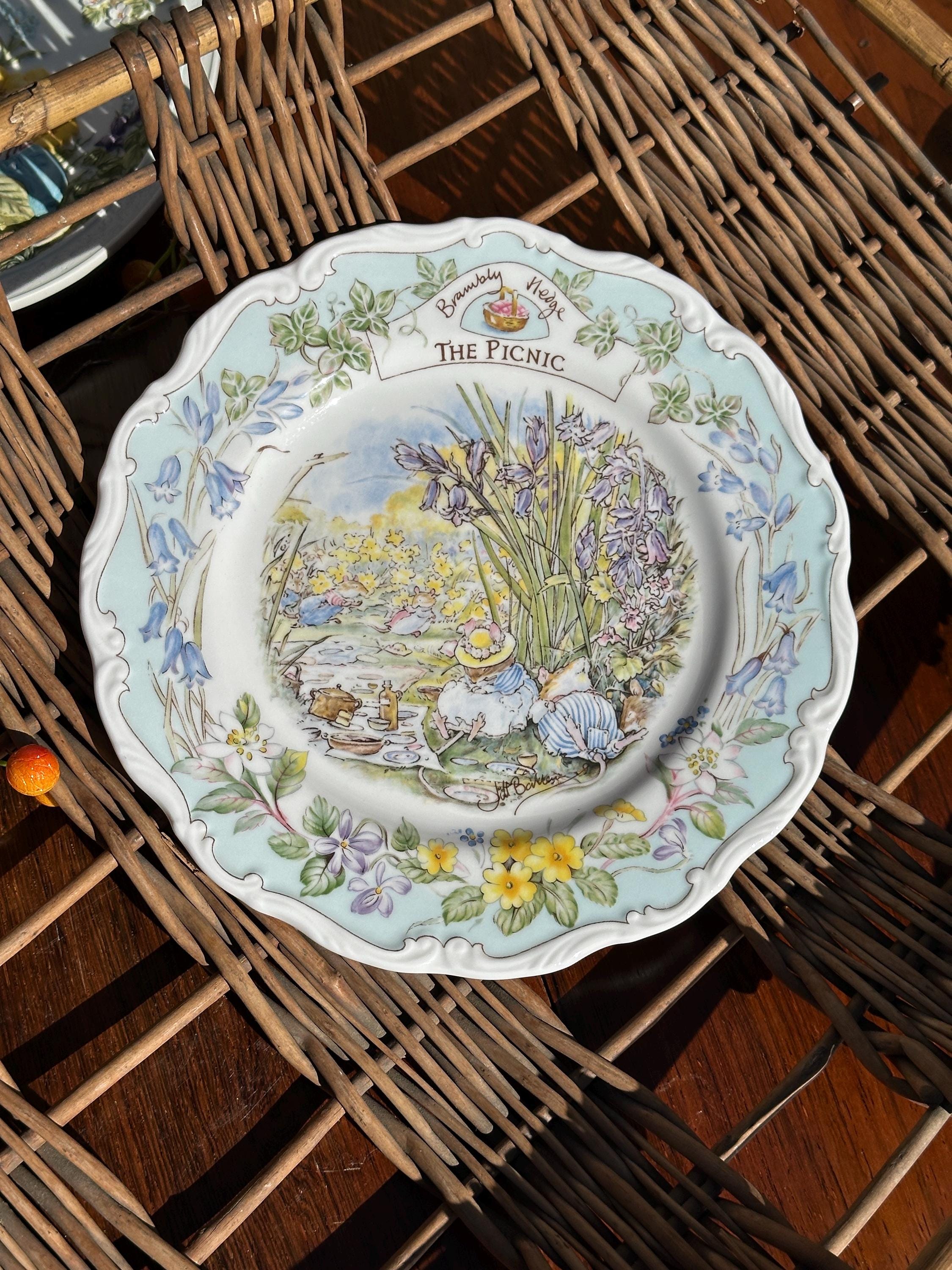 Vintage Royal Doulton Brambly Hedge Plate: Safe at Last, the