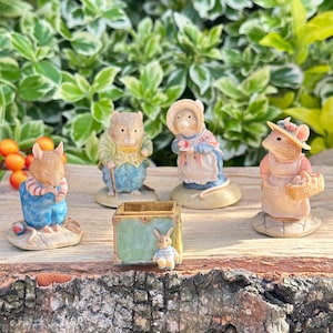 Rare Brambly Hedge Figurine Set – Enesco Wilfred & Primrose
