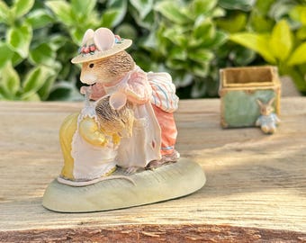 Border Fine Arts Brambly Hedge BH70 Poppy and Babies Figurine - Etsy