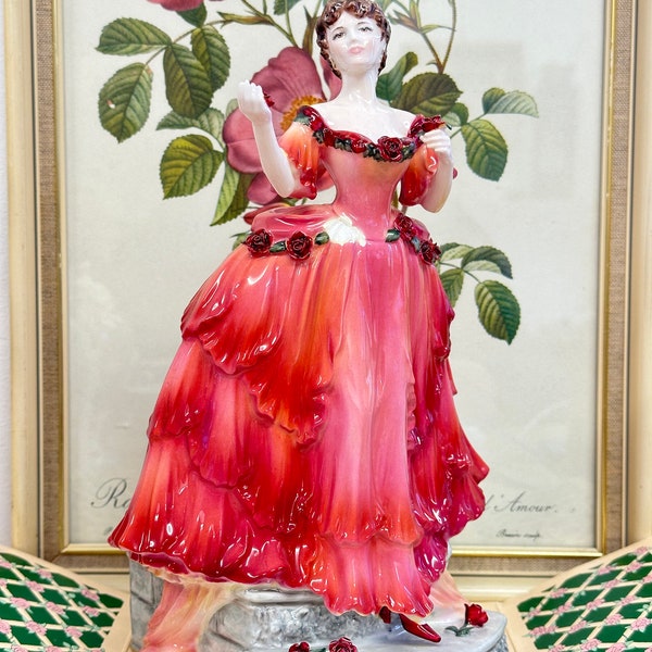 Coalport Ltd Editon English Rose Collection 1993 Marlena Figurine