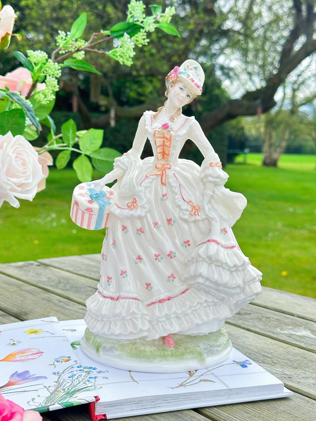 Rare Royal Worcester Seasons of Romance 'song of Spring' Follow