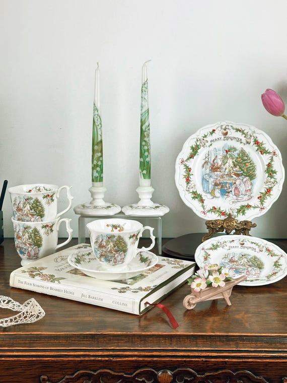 Royal Doulton Brambly Hedge Midwinter Set: Vintage Tea Plate