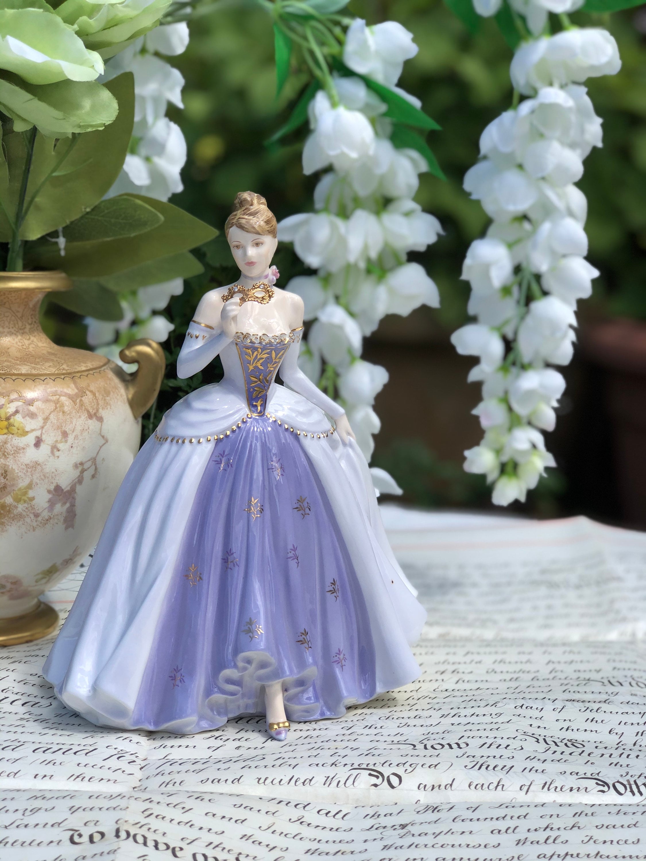 Coalport Ladies Figurines Limited Edition Midnight Masquerade