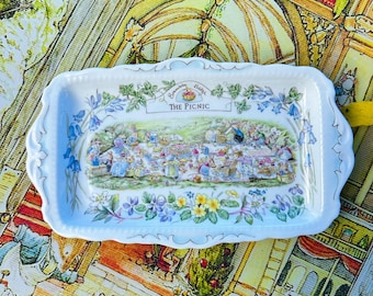 Royal Doulton Brambly Hedge Sandwich Tray Rare - Etsy