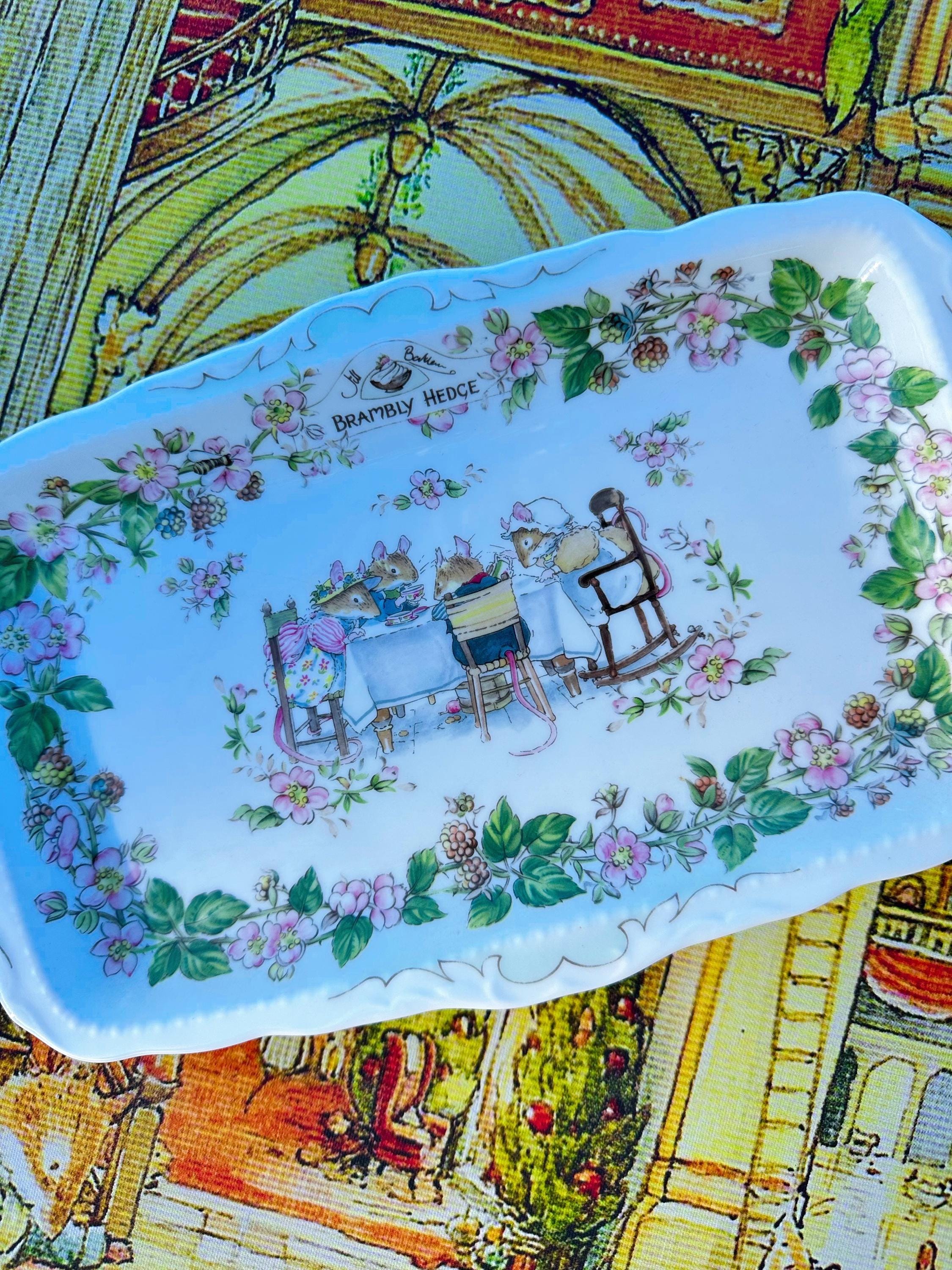 Royal Doulton Brambly Hedge Sandwich Tray Rare - Etsy