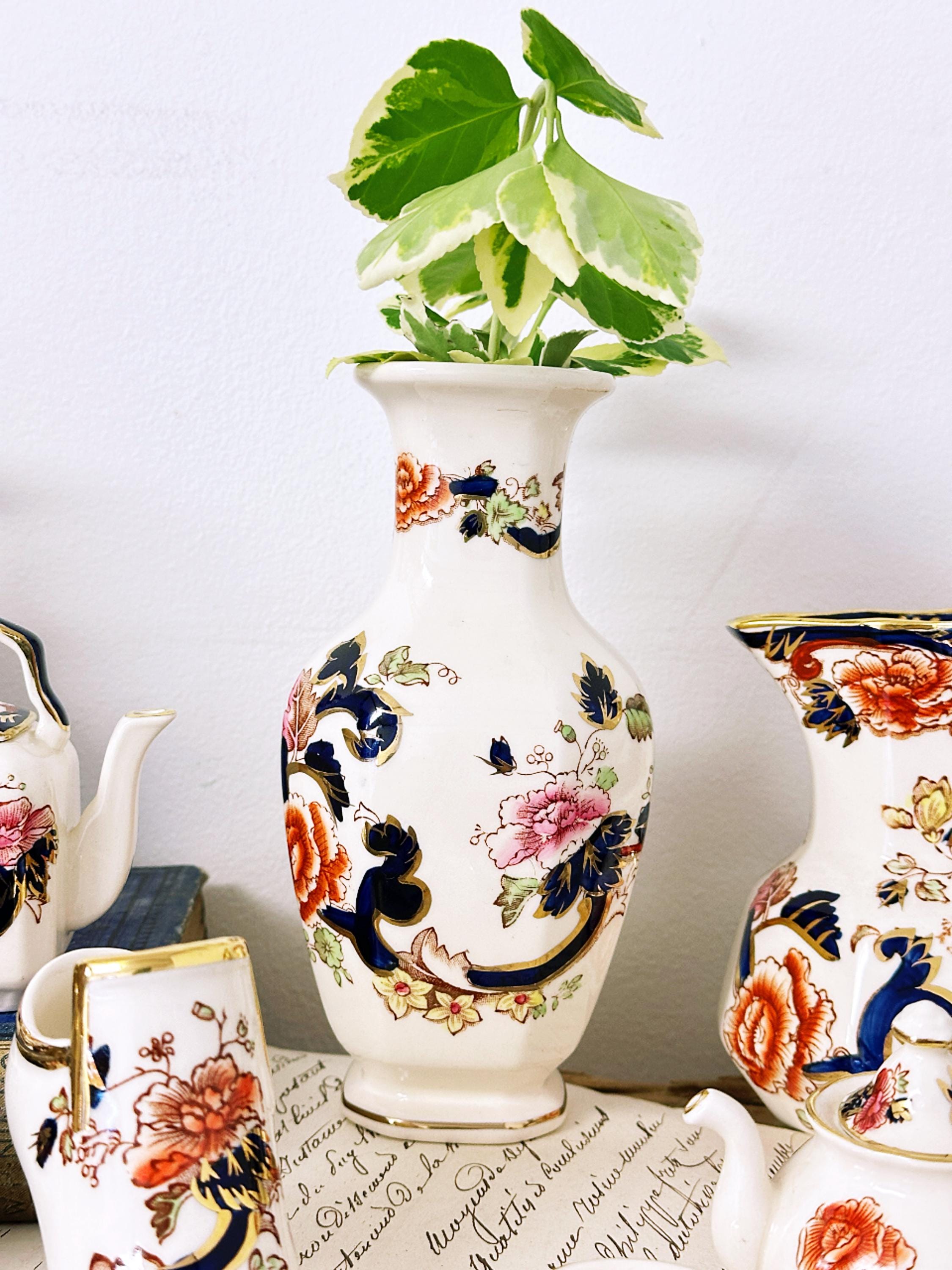 Vintage Masons Ironstone Mandalay Collection: Teapot, Water Jug