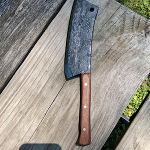 Rustic Hand Forged Cleaver