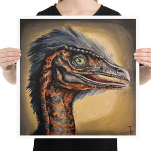 Happy Raptor, A Fine Art Print