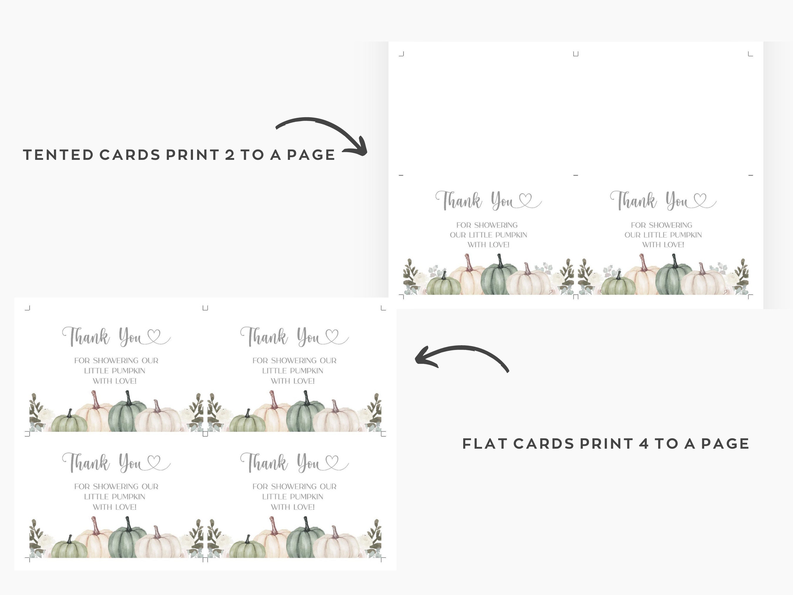 Editable Baby Shower Thank You Card Baby Shower Printables Etsy