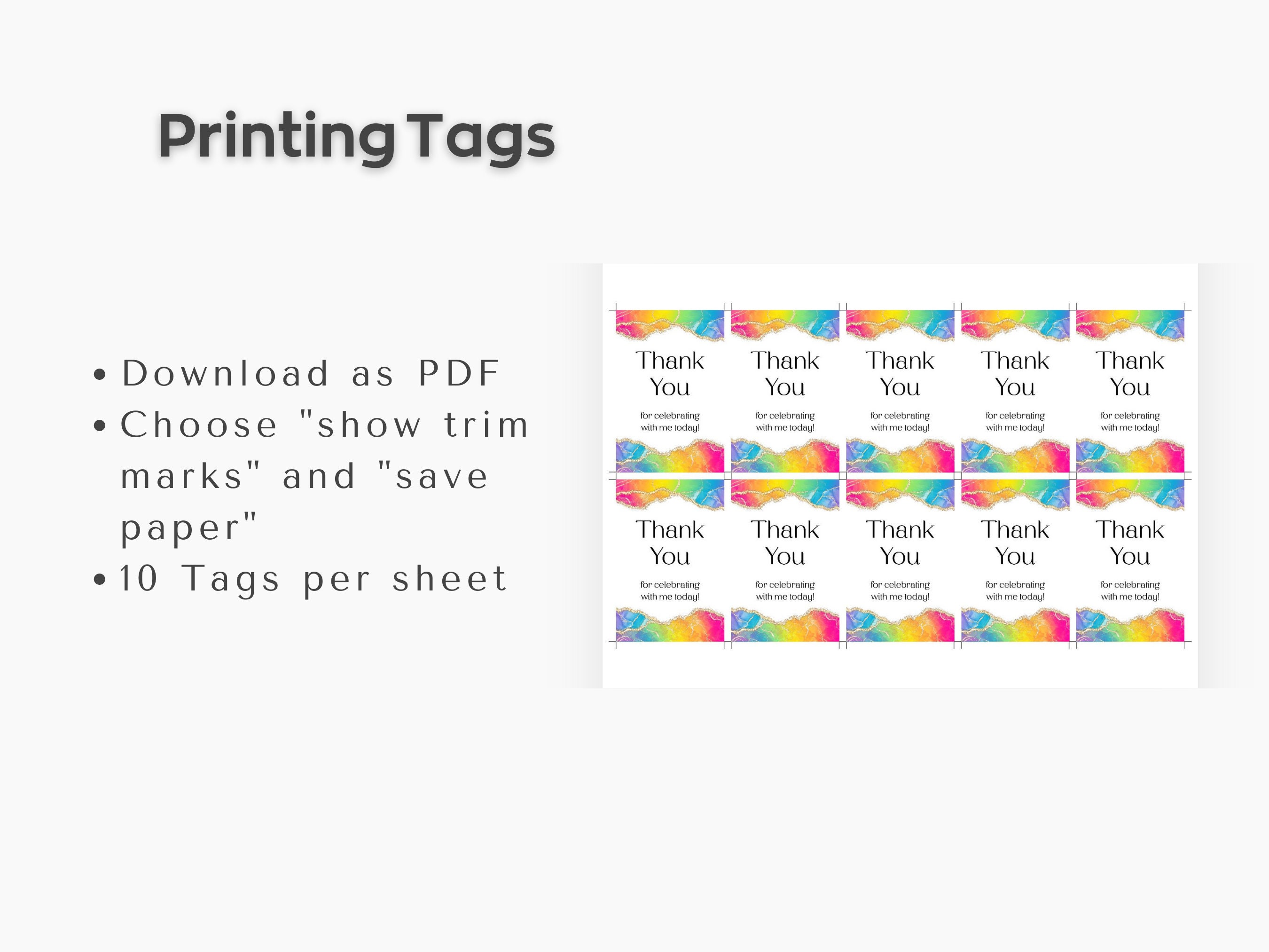 Editable Birthday Party Invitation Template Rainbow Borders Etsy