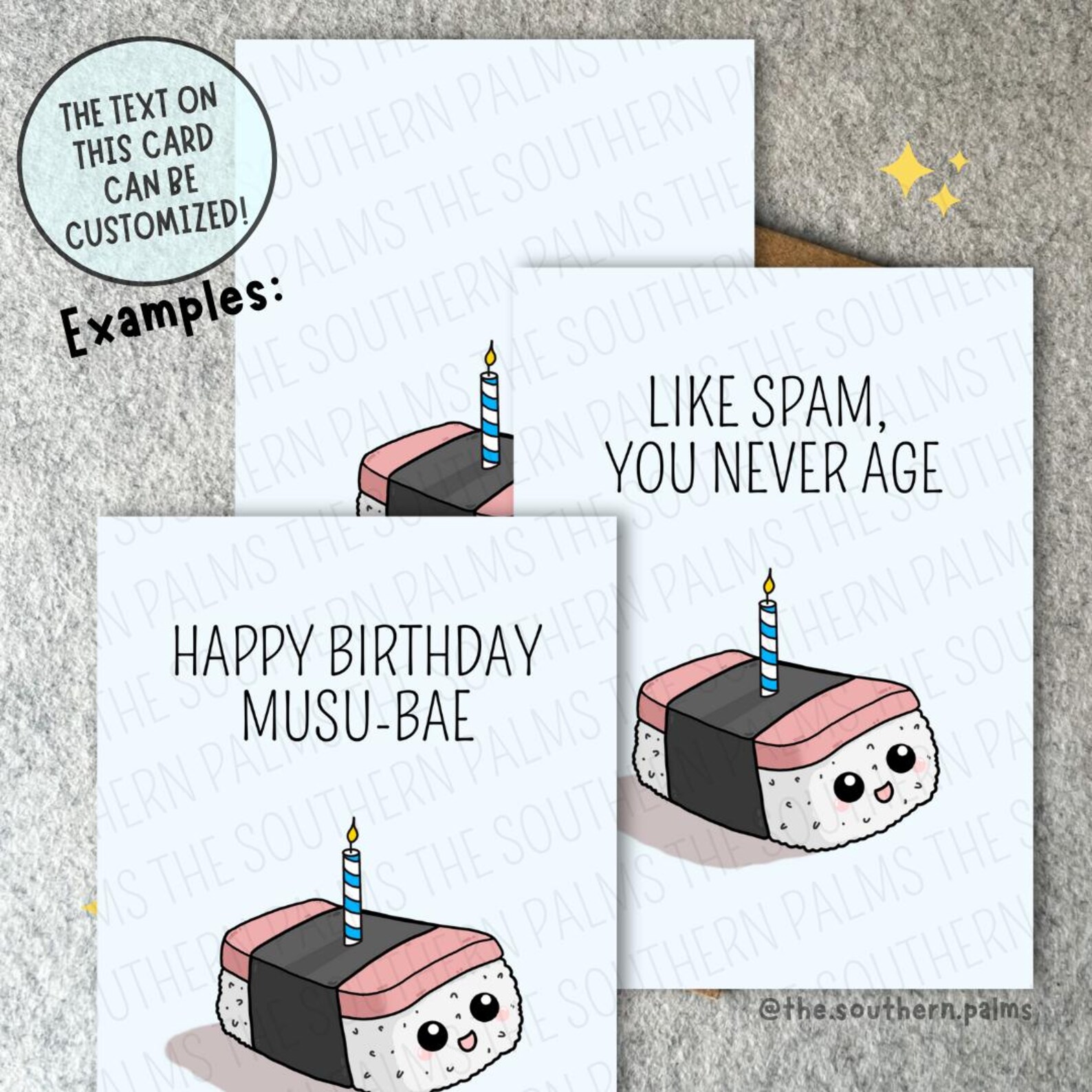 Musubi Birthday Card - Send Direct to Recipient Option Available ...