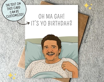 Pedro Pascal SNL Coma Skit Card