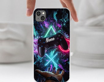 Personalised Gamer Phone Case For iPhone  6 7+ 8 11 12 12Pro Pro Max XS XR Samsung s8 s9 s10 s20 Gift For Christmas,Birthday teenagers