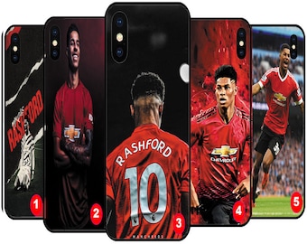 Marcus Rashford Football Player Phone Case, Birthday Gift For teenage kids,Amazing Gift for football Fans,For iphone and samsung