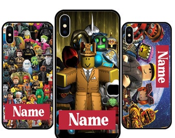 Personalised Roblox Phone Case Cover For iphone 6 7 8 11 X XR XS MAX, Samsung S7 S8 S9 S10 S20