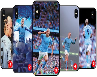 Erling Haaland Manchester City Football Phone Case, Birthday Gift For teenage kids,Amazing Gift for football Fans,For iphone and samsung