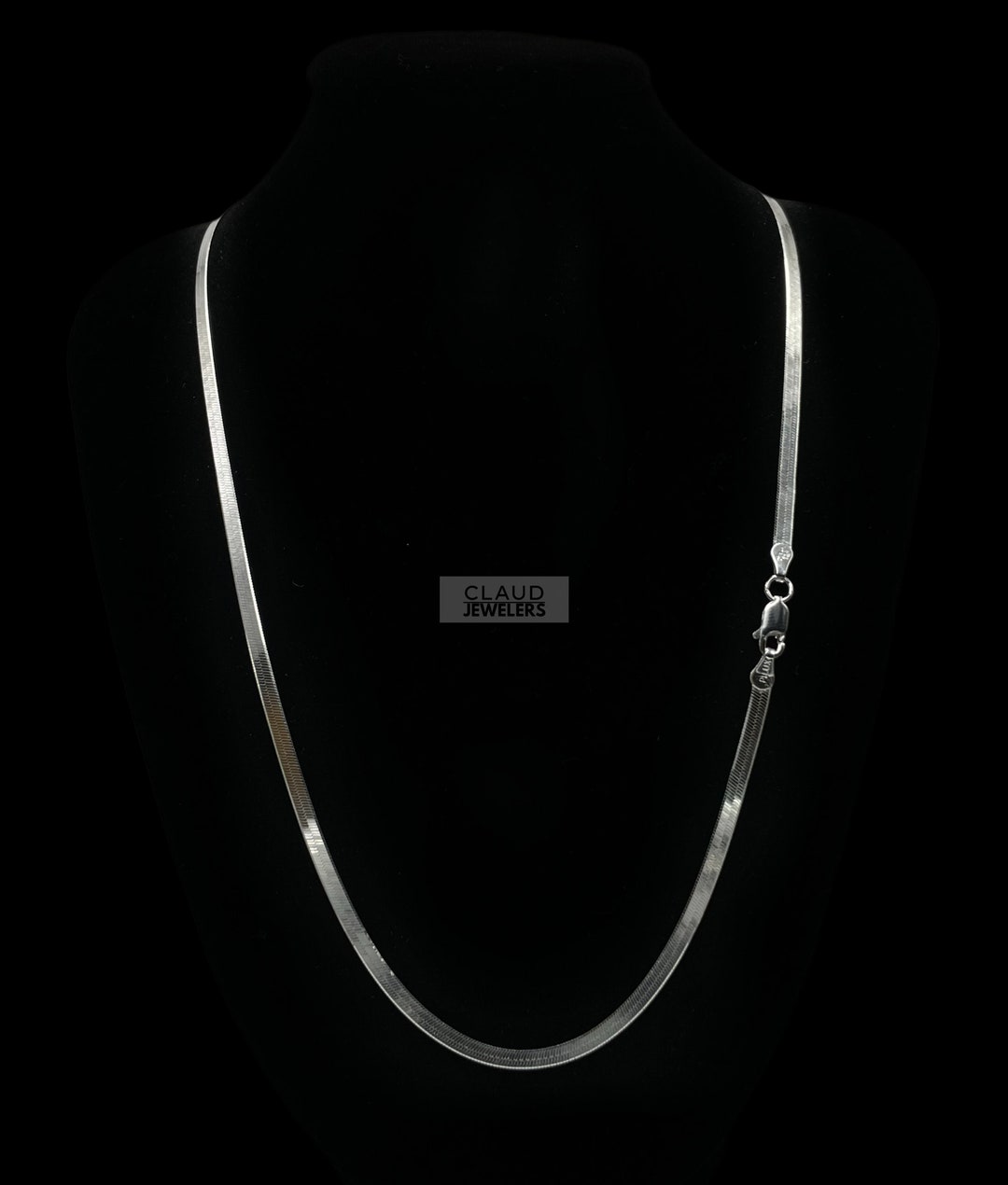 Sterling Silver 925 Flat Snake Chain Necklace 8mm width main image 0