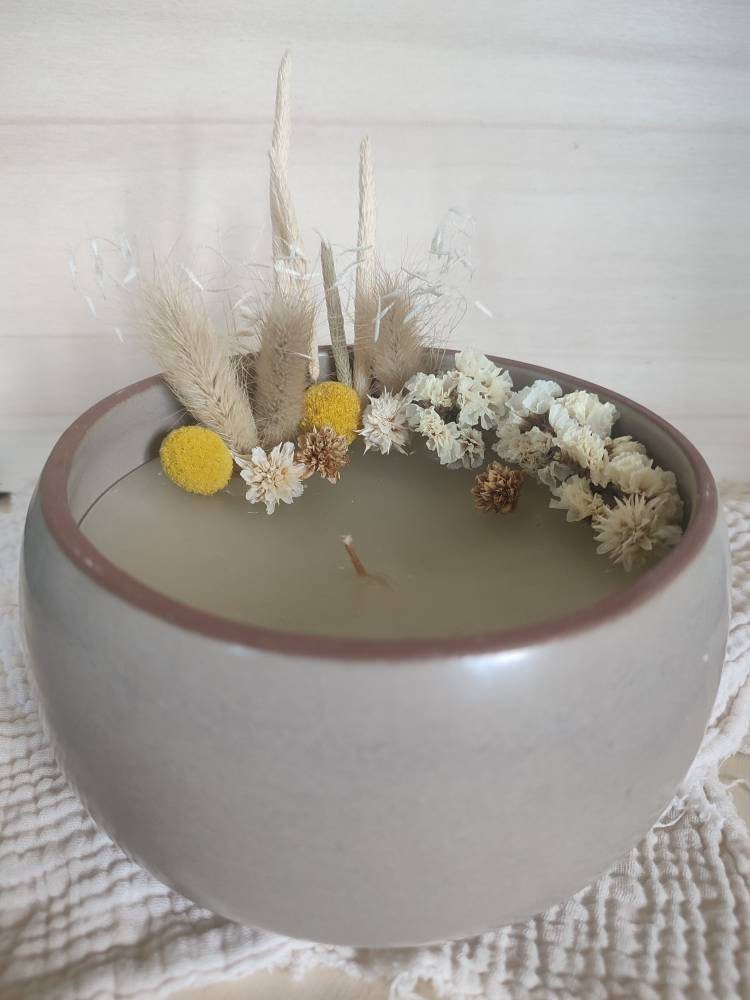 Bougie Céramique Marron