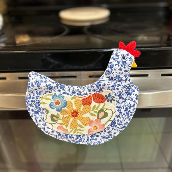 Chicken & Egg Potholder/Pan Rest